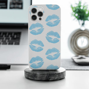 Lèvres bleues, motif de lèvres, rouge à lèvres ble