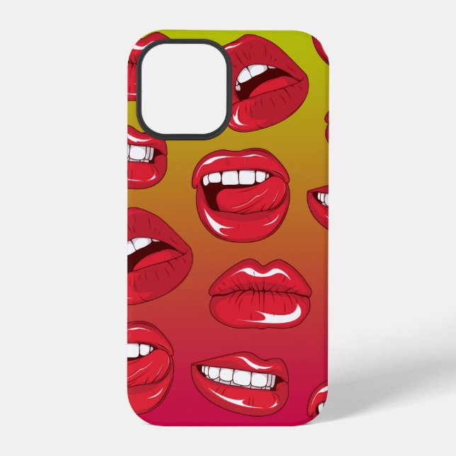 Coque iPhone Lèvres Chaudes (Verso)