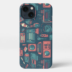 Etui iPhone 13 L'explosion du passé : la technologie des années 8