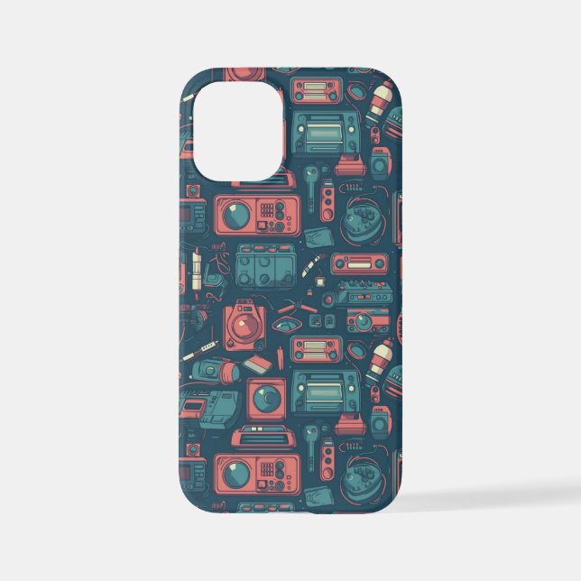 Coque iPhone L'explosion du passé : la technologie des années 8 (Verso)
