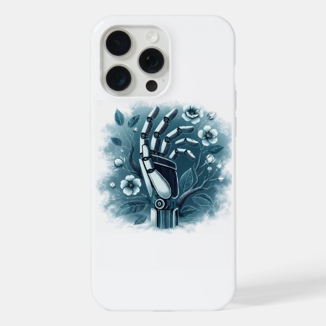 Coque iPhone L'IA rencontre la nature (Verso)