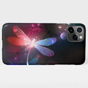 Coque iPhone 11Pro Max libellule rouge brillante