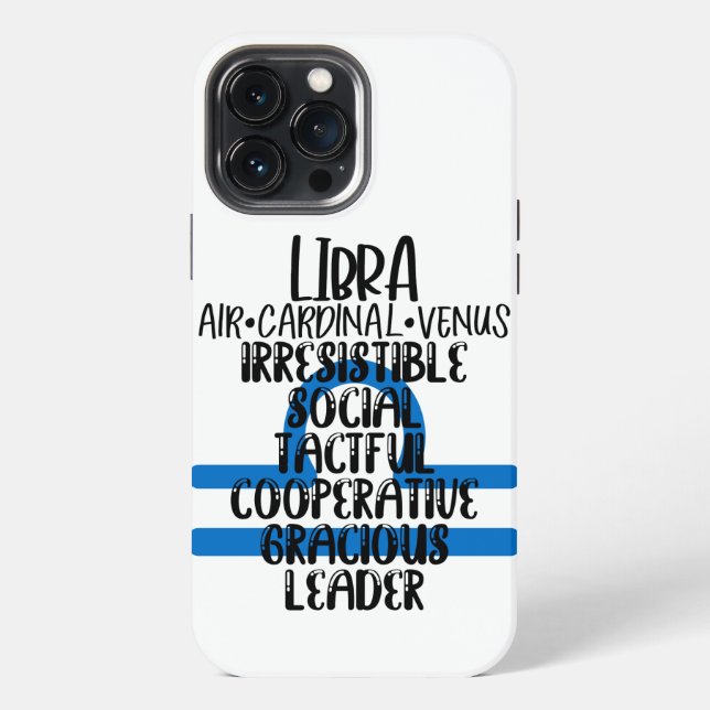 Coque iPhone Libra (Verso)