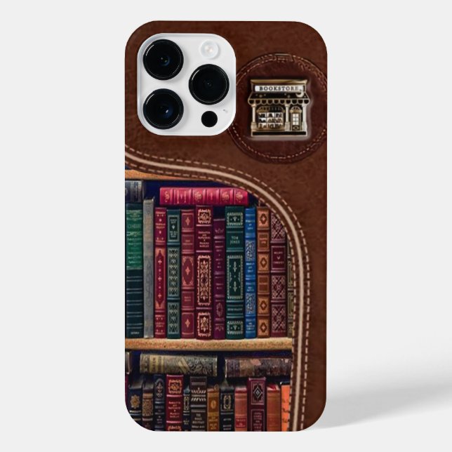 Coque iPhone Librairie Lecteur Bookaholic Books Lover Bookworm (Verso)