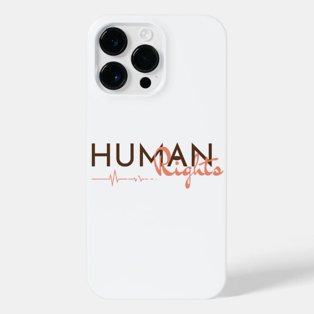 Coque iPhone Lifeline to Human Rights (Verso)