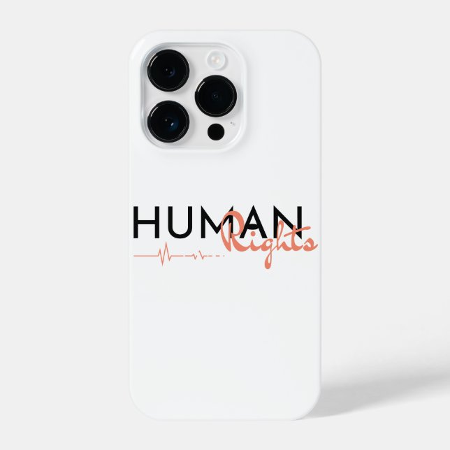 Coque iPhone Lifeline to Human Rights (Verso)