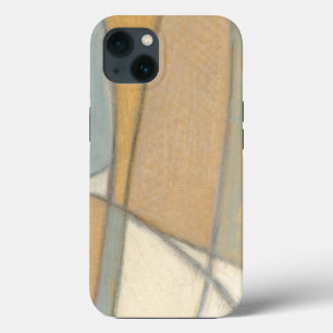 Etui iPhone 13 Lignes courbes et tons de terre assourdis