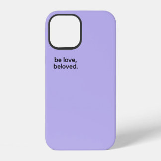 Coque iPhone 12 Lilac Purple Apple iPhone 12 Couverture Be Love