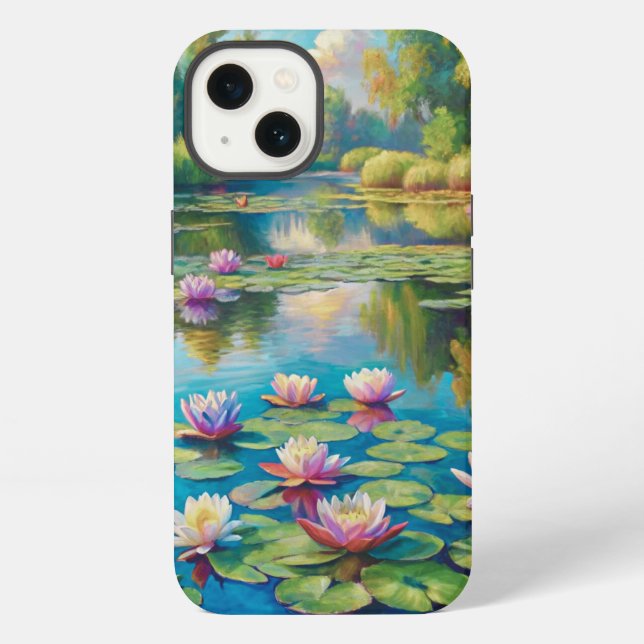 Coque iPhone Lilies in the River (Verso)