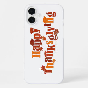 Coque iPhone 16 Plus L'image de Thanksgiving festive et lumineuse de Sl