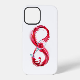 Coque iPhone 12 Pro L'infini avec du vin rouge