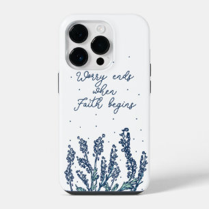 COQUE POUR iPhone 14 PLUS L'INQUIÉTUDE SE TERMINE QUAND LA FOI COMMENCE CITA
