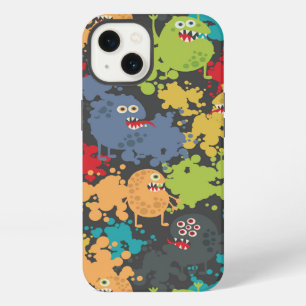 Etui iPhone 13 Little cute funny monsters
