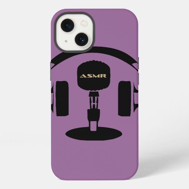 Coque iPhone Logo ASMR (Verso)
