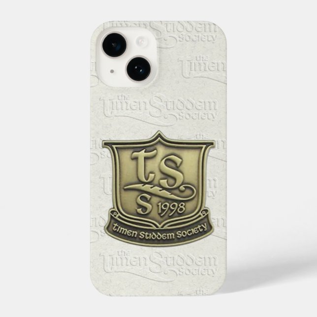 Coque iPhone Logo de badge de protection TSS pour l'iPhone 14 c (Verso)