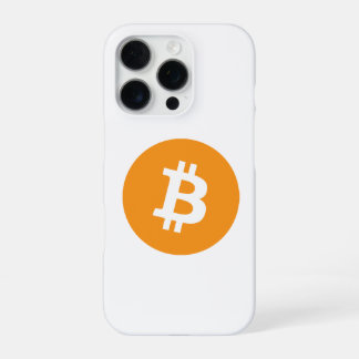 Coque iPhone 16 Pro Logo de la crypto-monnaie Bitcoin