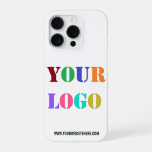 Coque iPhone 16 Pro Logo de l'entreprise personnalisée et Modèle de co