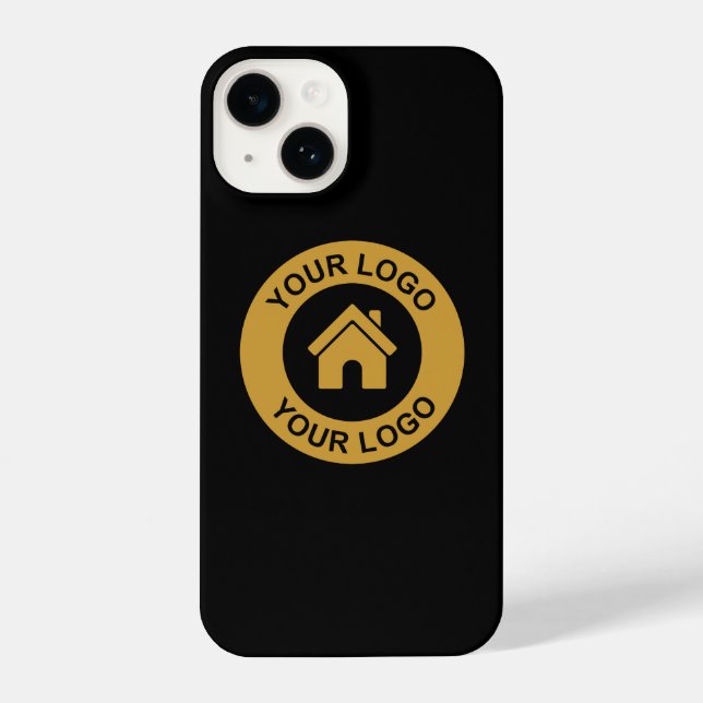 Coque iPhone Logo d'entreprise personnalisé (Verso)