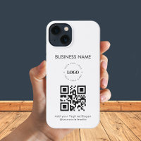 Logo professionnel personnalisé QR Code et texte p