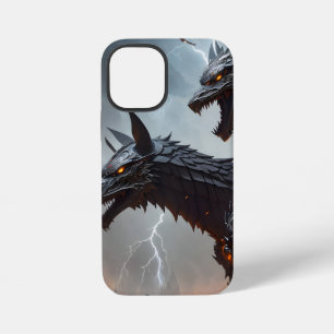 Coque iPhone 12 Mini Loups Cyborgs de Foudre