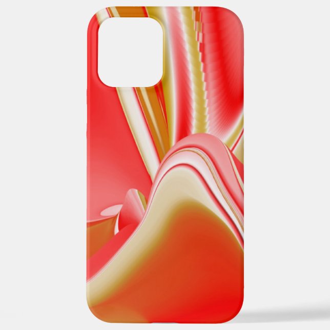 Coque iPhone Love and Gold Abstrait 3D Rainbowart (Verso)
