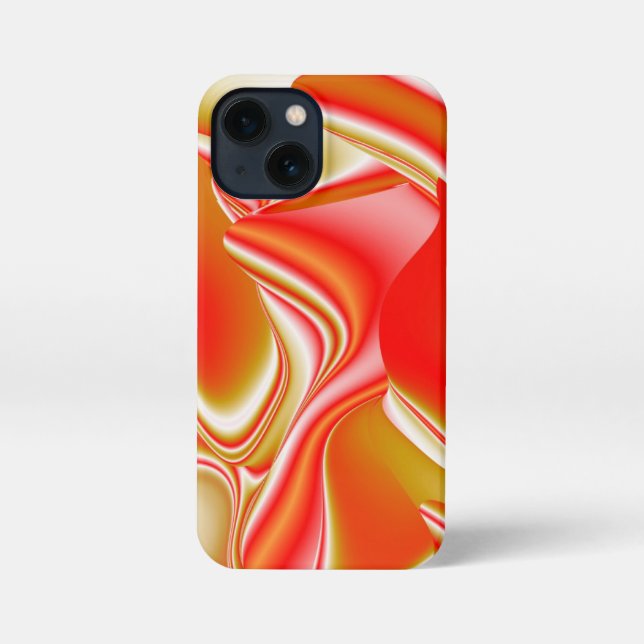 Coque iPhone Love and Gold Abstrait 3D Rainbowart (Verso)