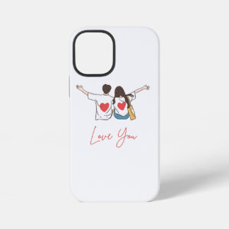 Coque iPhone 12 Mini ❤️ Love You Forever - Elegant Custom iPhone Case |