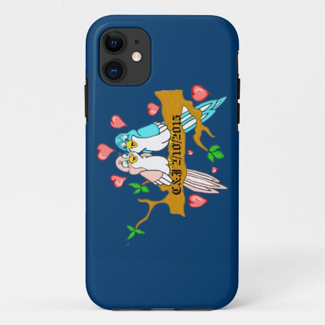 Coque iphone Lovebirds (Dos)