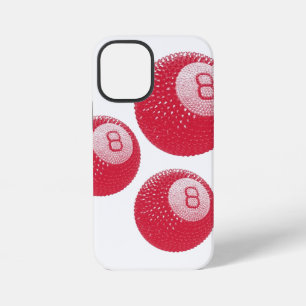 Coque iPhone 12 Mini Lucky Disco 8 Rose, Lucky Disco Ball, Art Funky
