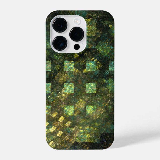 Coque iPhone Lumières dans la ville Art Abstrait (Verso)