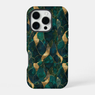 Coque iPhone 16 Pro Luxueux iPhone Abstrait géométrique 16 Pro Tough C