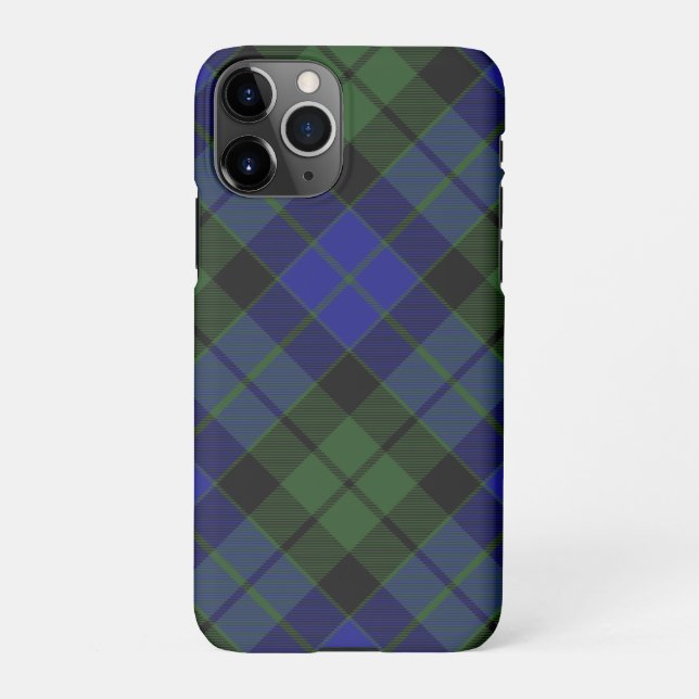 Coque iPhone MacKay Green Scottish Clan Tartan Plaid (Dos)