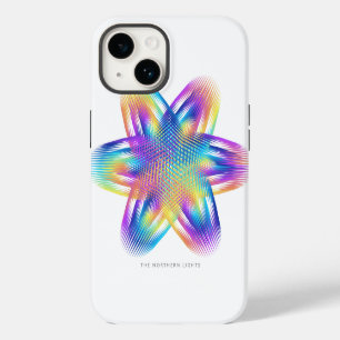 Coque Pour iPhone 14 Magnifique motif de couleurs de titane -