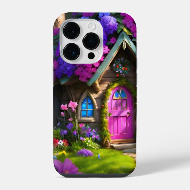 Coque iPhone Maison de fée (Verso)