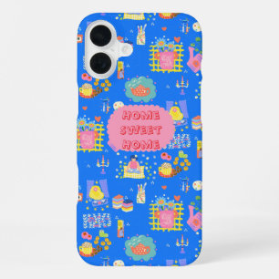 Coque iPhone 16 Plus Maison personnalisée Sweet Home