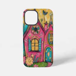Coque iPhone 12 Mini Maisons d'art populaire fantaisistes