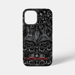 Coque iPhone 12 Mini Mandala au Charbon de Bois