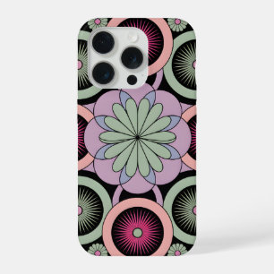 Mandala Floral Pastel Rétro Symétrie