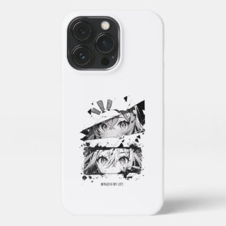 Etui iPhone 13 Pro Manga Is My Life Anime Eyes Glitch Art