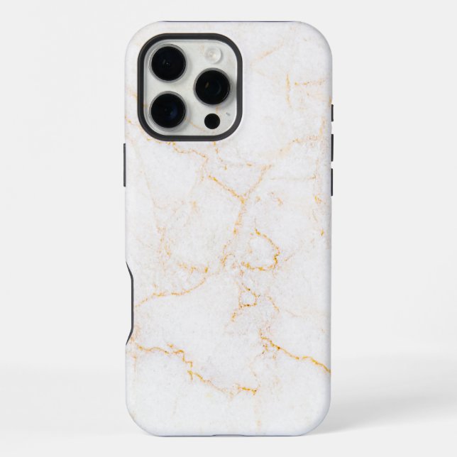 Coque iPhone Marbre Blanc  (Verso)