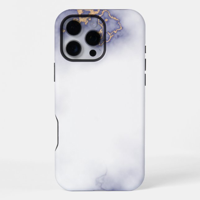 Coque iPhone Marbre Blanc  (Verso)