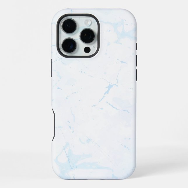 Coque iPhone Marbre Blanc  (Verso)