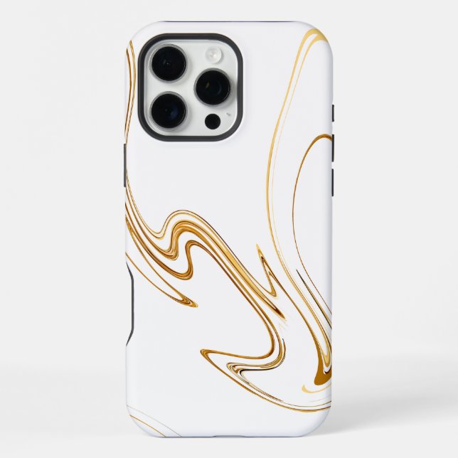 Coque iPhone Marbre blanc (Verso)