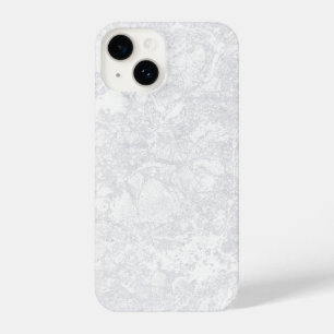 Coque Pour iPhone 14 Marbre blanc Plâtre Stucco Gypsum Texture