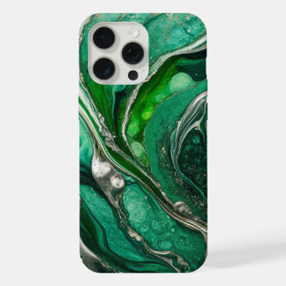 Marbre élégant argent vert moderne