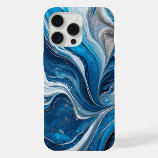 Marbre élégant moderne bleu argent