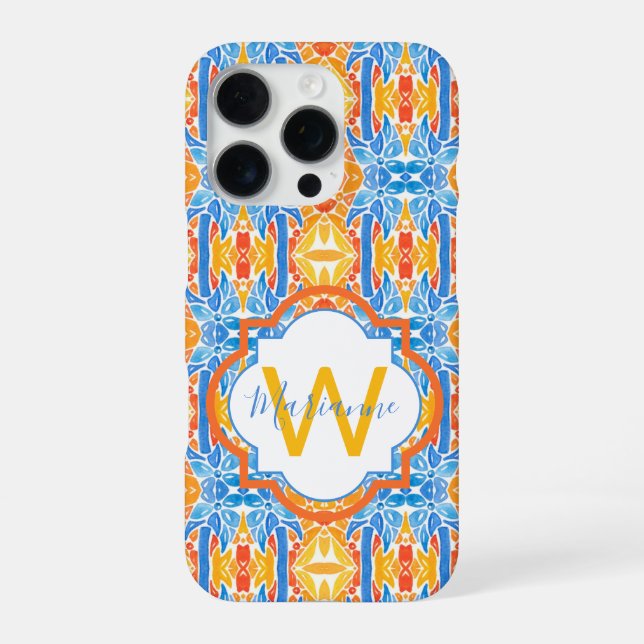 Coque iPhone Marianne Mosaic  Phone 16 Phone Case (Verso)