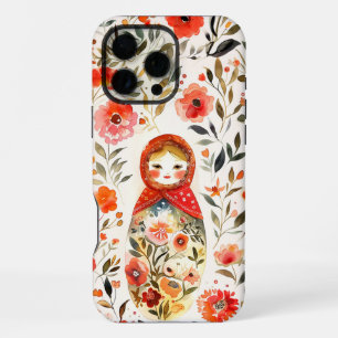 Coque iPhone 16 Pro Max Matryoshka, poupée russe