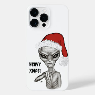 Coque Pour Pour iPhone 14 Pro Max Mauvais Alien, Lourds Noël !