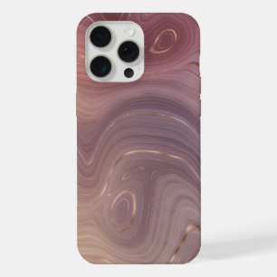 Mauve Strata Dusty Rose et Rose Gold Agate